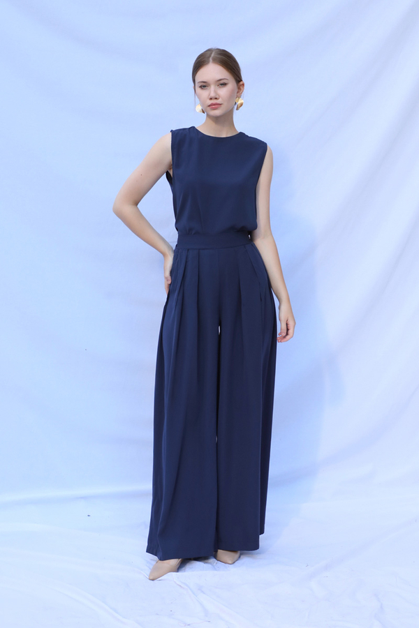 Bol Abaya Takım Lacivert - 2