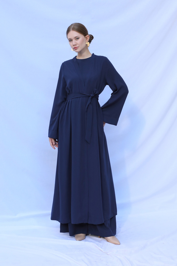 Bol Abaya Takım Lacivert - 5