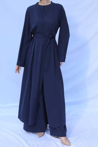 Bol Abaya Takım Lacivert - 6