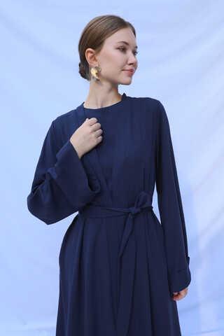 Bol Abaya Takım Lacivert - 7