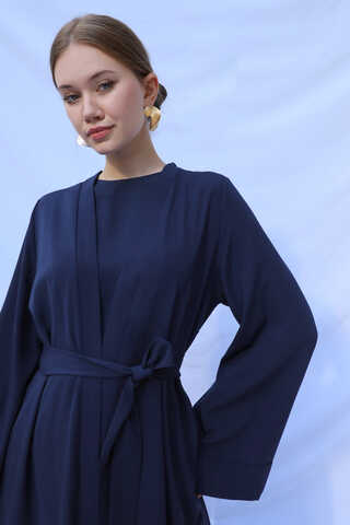 Bol Abaya Takım Lacivert - 8