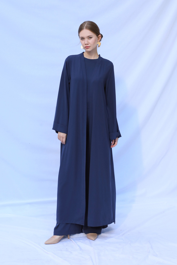 Bol Abaya Takım Lacivert - 4