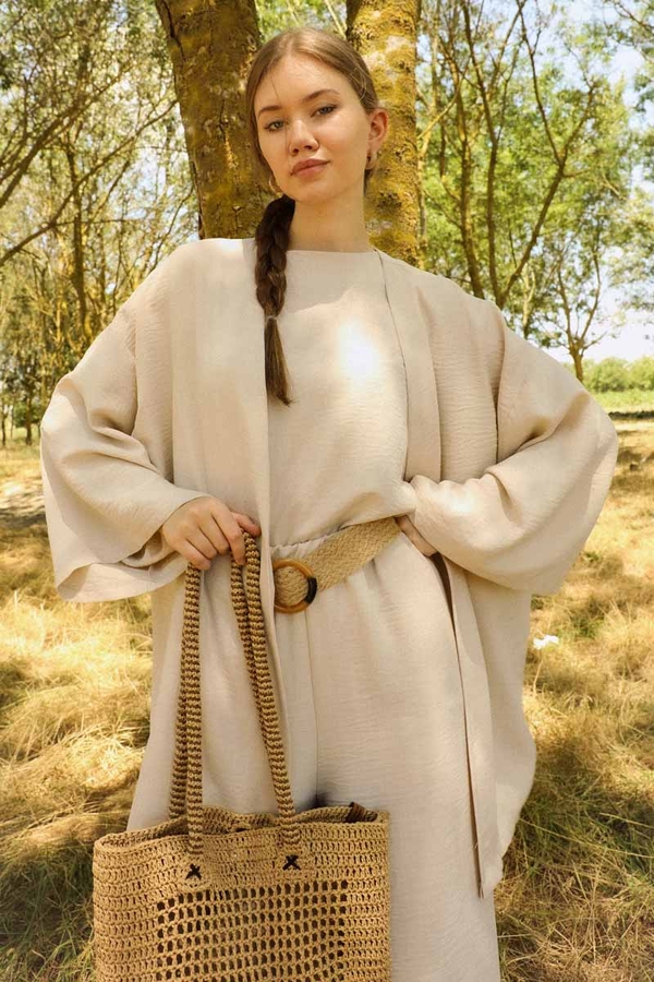 Bol Kimono Takım Taş - 1