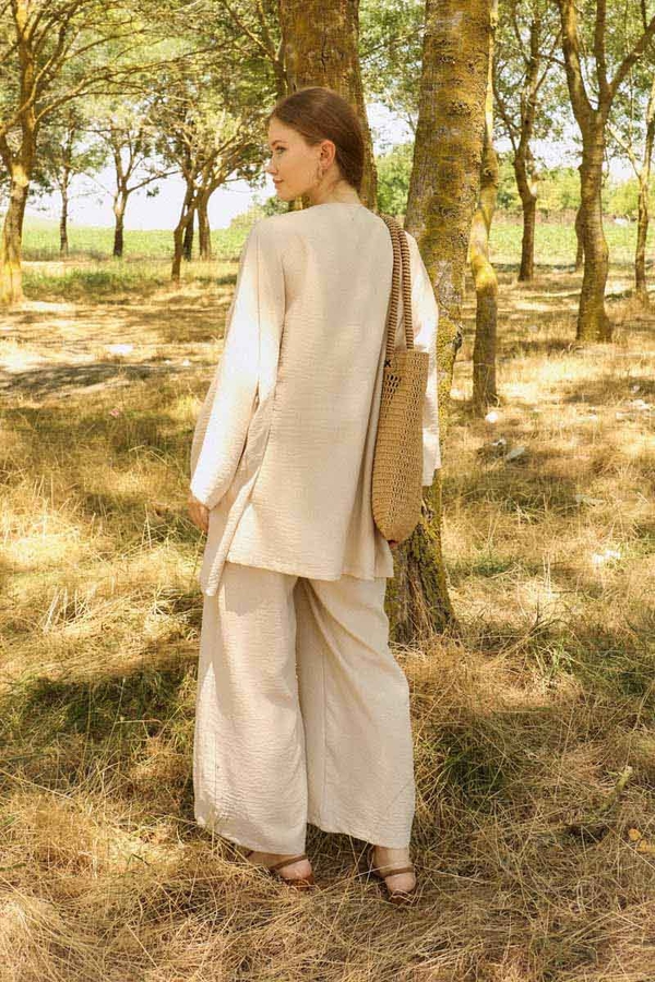 Bol Kimono Takım Taş - 5