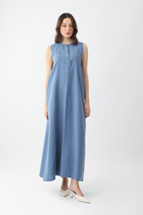 Boncuklu Jile Takım İndigo - 6