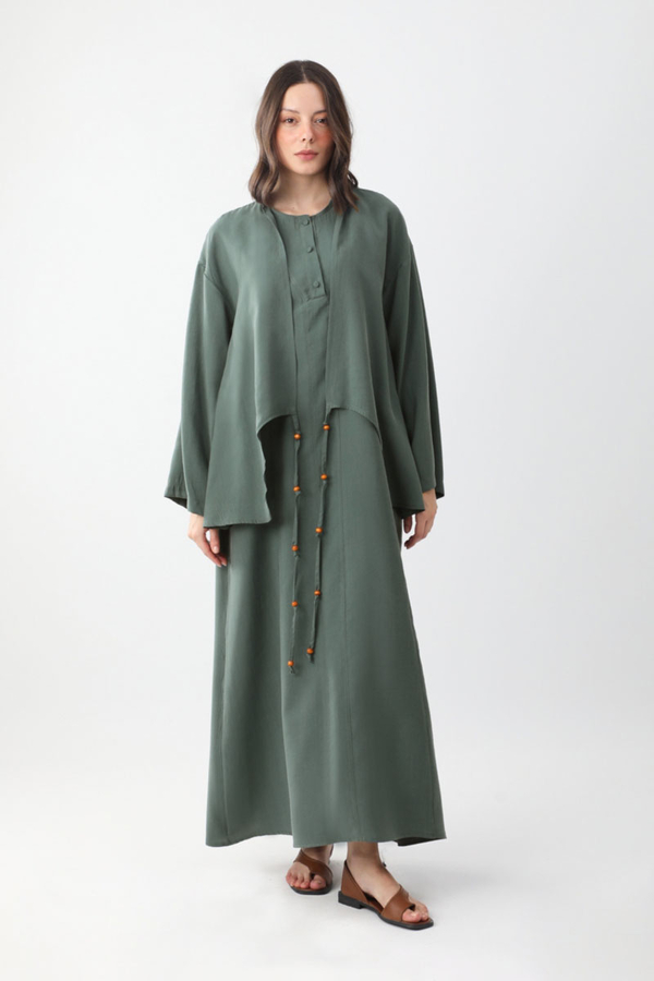 Boncuklu Jile Takım Petrol - 3