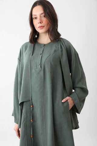 Boncuklu Jile Takım Petrol - 8