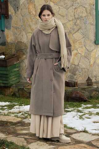 Bouclé Scarf Mink - 7