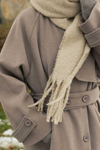 Bouclé Scarf Mink - 8