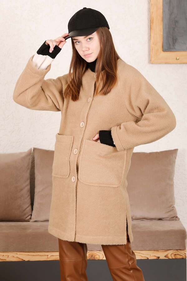 Boucle Jacket Beige - 4
