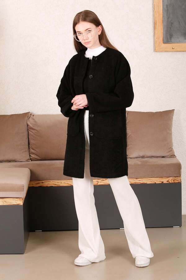 Boucle Jacket Black - 3