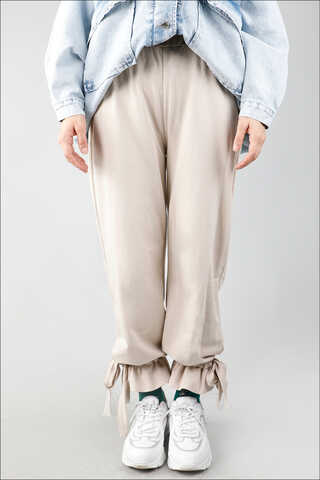 Bow Tracksuit Beige - 4