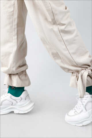 Bow Tracksuit Beige - 2