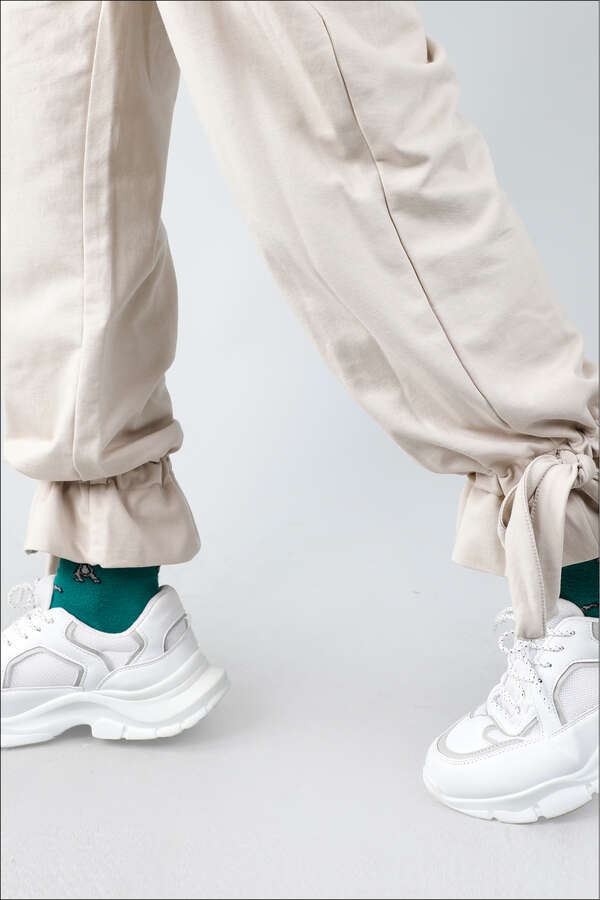 Bow Tracksuit Beige - 2