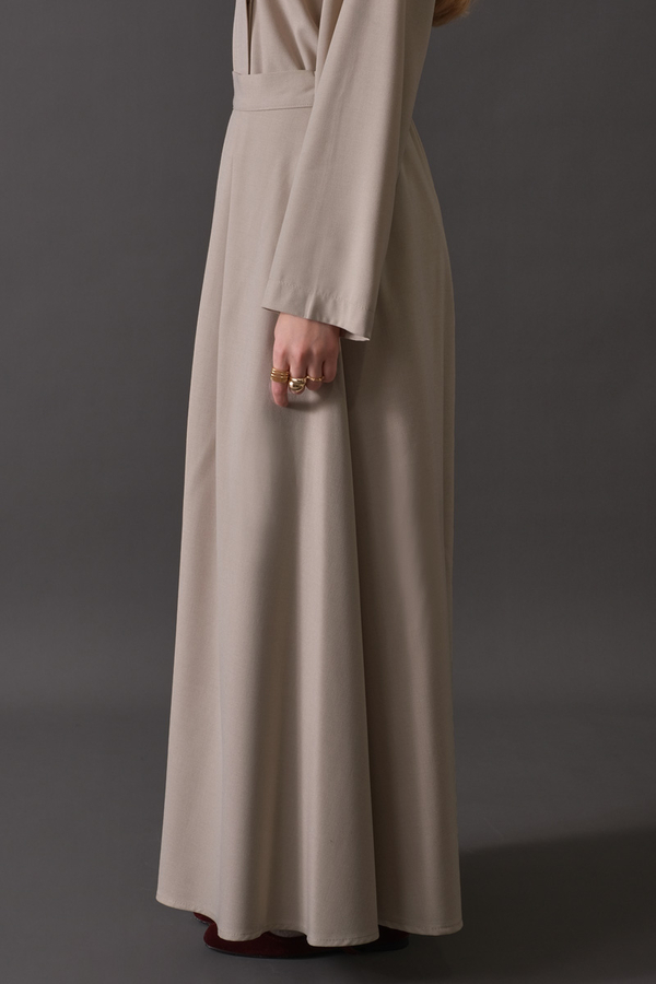 Buckle Detail Skirt Dark Stone - 6