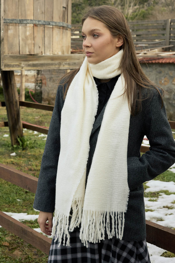 Buklet Atkı Ekru - 3