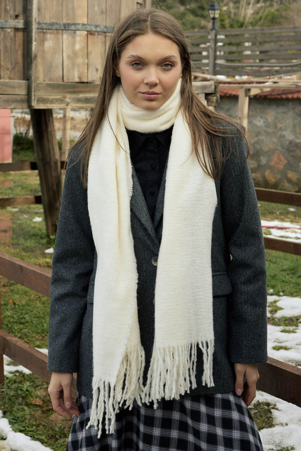 Buklet Atkı Ekru - 2