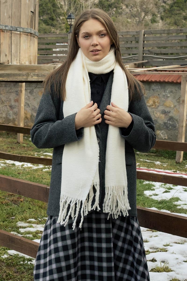 Buklet Atkı Ekru - 5