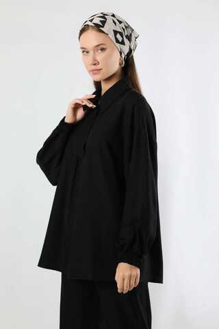 Shirt Collar Suit Black - 2
