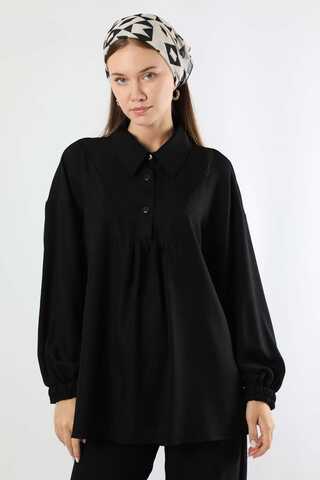 Shirt Collar Suit Black - 4