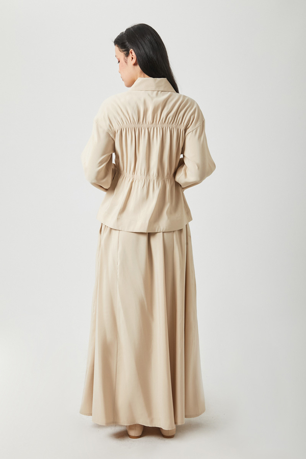 Gathered Skirt Set Stone - 21