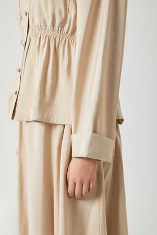 Gathered Skirt Set Stone - 16