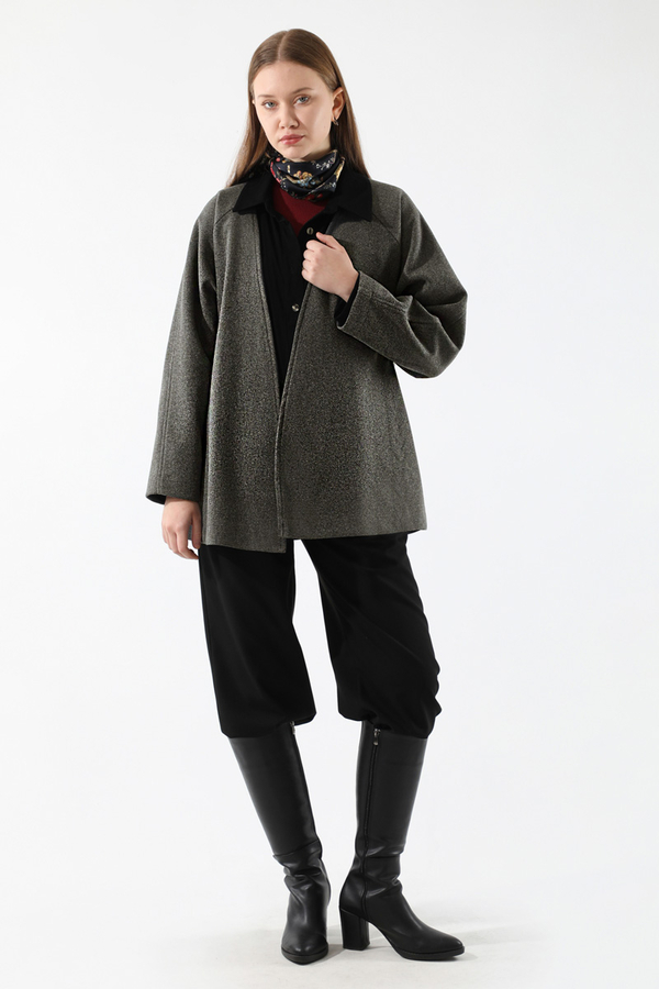 Cachet Short Jacket Anthracite