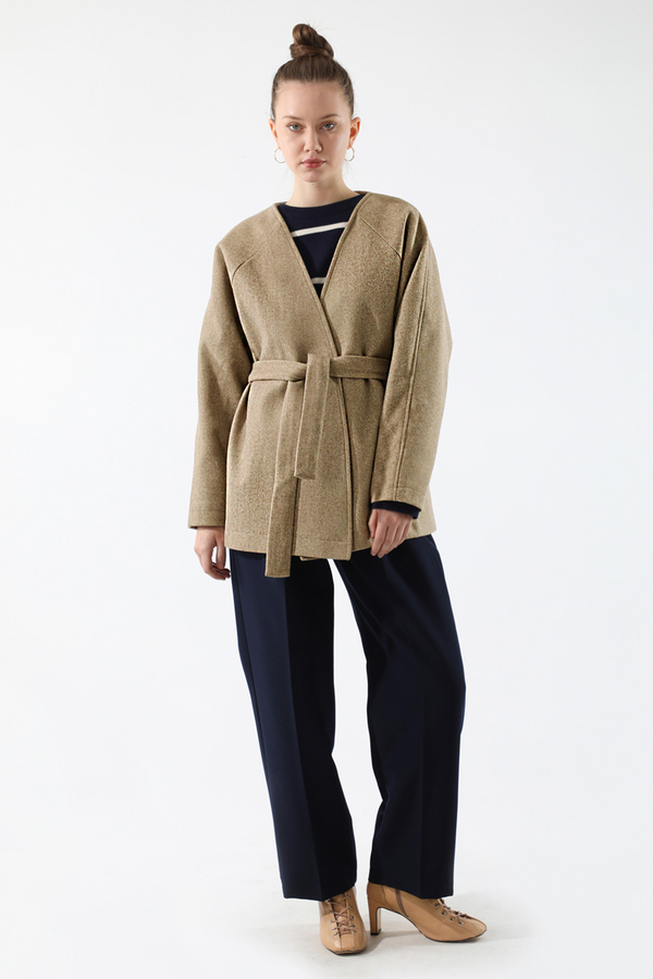 Cachet Short Jacket Camel