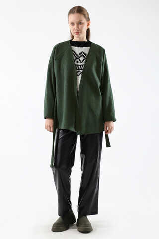 Cachet Short Jacket Dark Green - 1