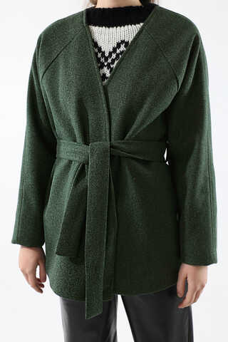 Cachet Short Jacket Dark Green - 4