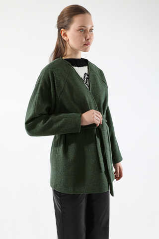 Cachet Short Jacket Dark Green - 5