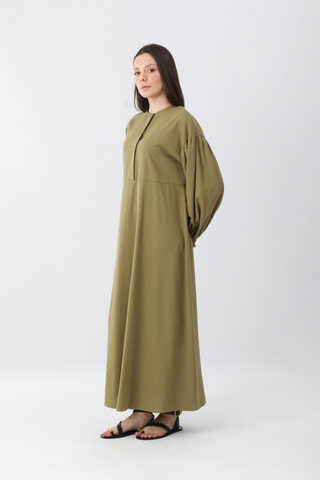 Çağıl Elbise Haki - 7