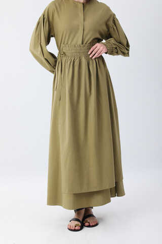Çağıl Elbise Haki - 11