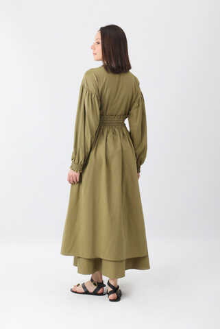 Çağıl Elbise Haki - 12