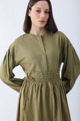 Çağıl Elbise Haki - 13