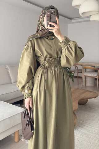 Çağıl Elbise Haki - 1