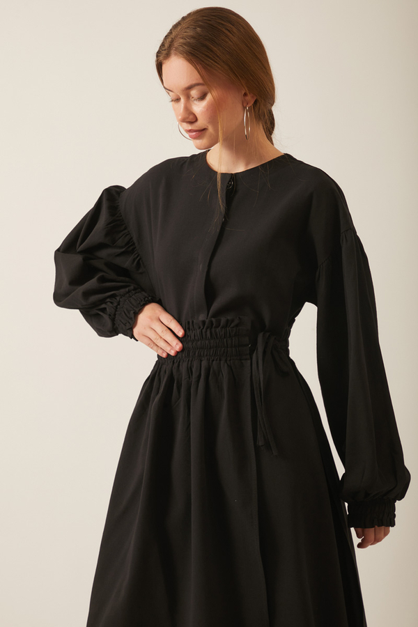 Çağıl Elbise Siyah