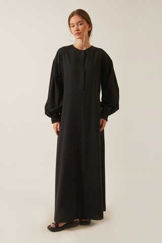 Çağıl Elbise Siyah - 3