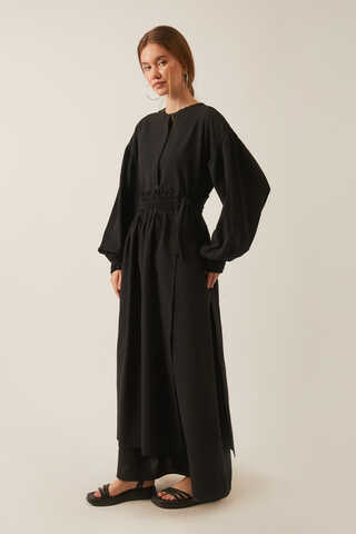 Çağıl Elbise Siyah - 4