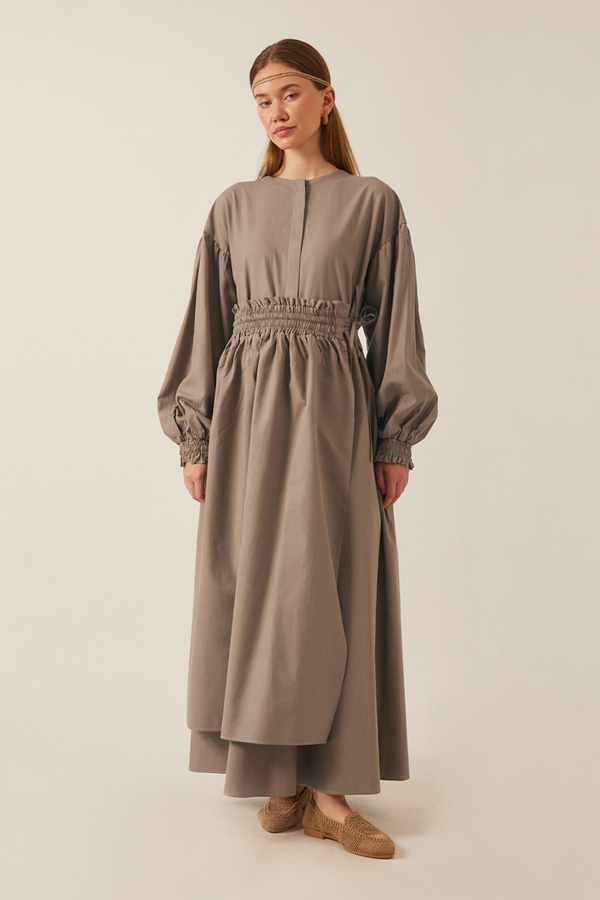 Çağıl Elbise Vizon