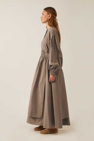 Çağıl Elbise Vizon - 7