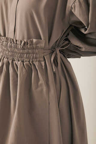 Çağıl Elbise Vizon - 3