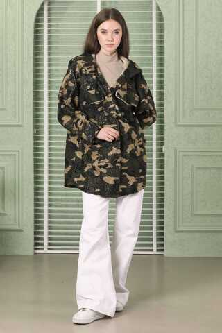 Camouflage Shirt Jacket Khaki - 3