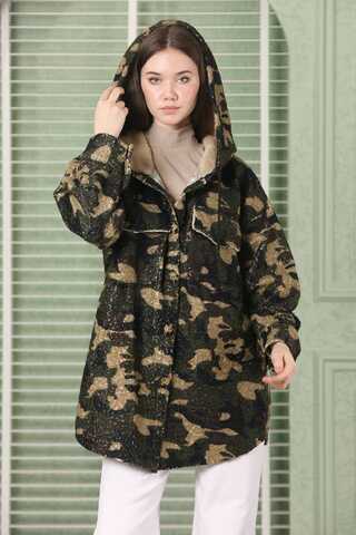 Camouflage Shirt Jacket Khaki - 5