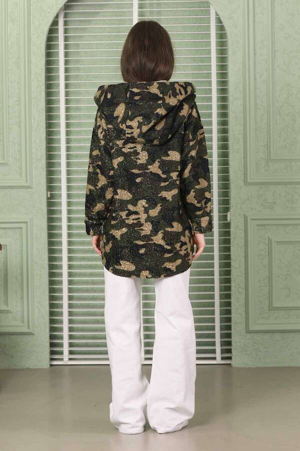 Camouflage Shirt Jacket Khaki - 7