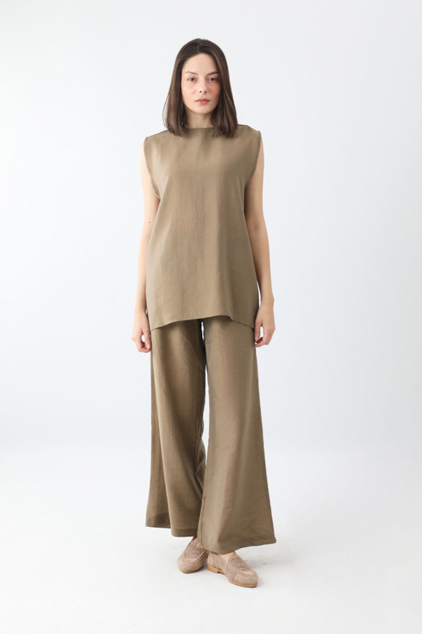 Çantalı Üçlü Takım Camel - 3