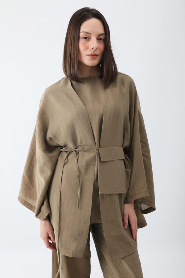 Çantalı Üçlü Takım Camel - 7