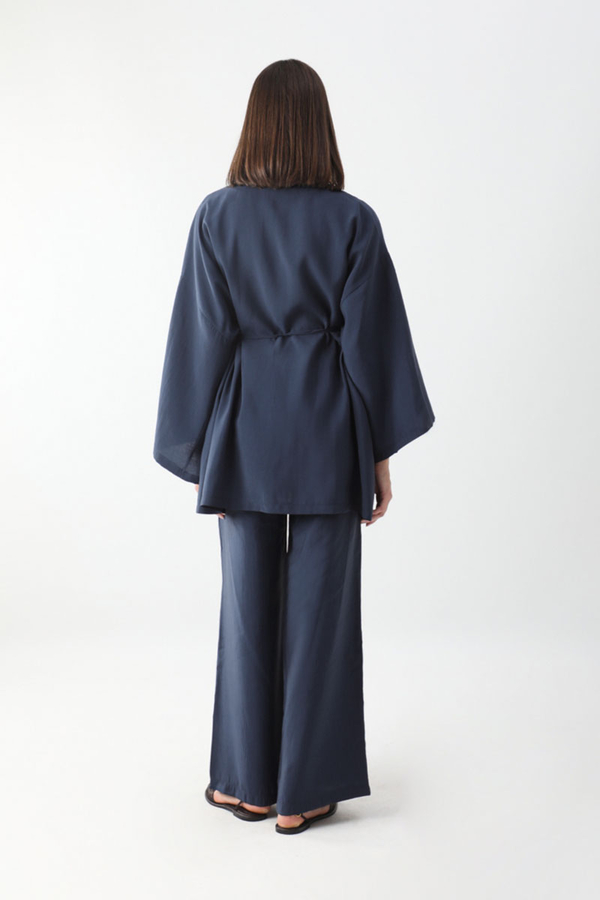 Çantalı Üçlü Takım Lacivert - 11