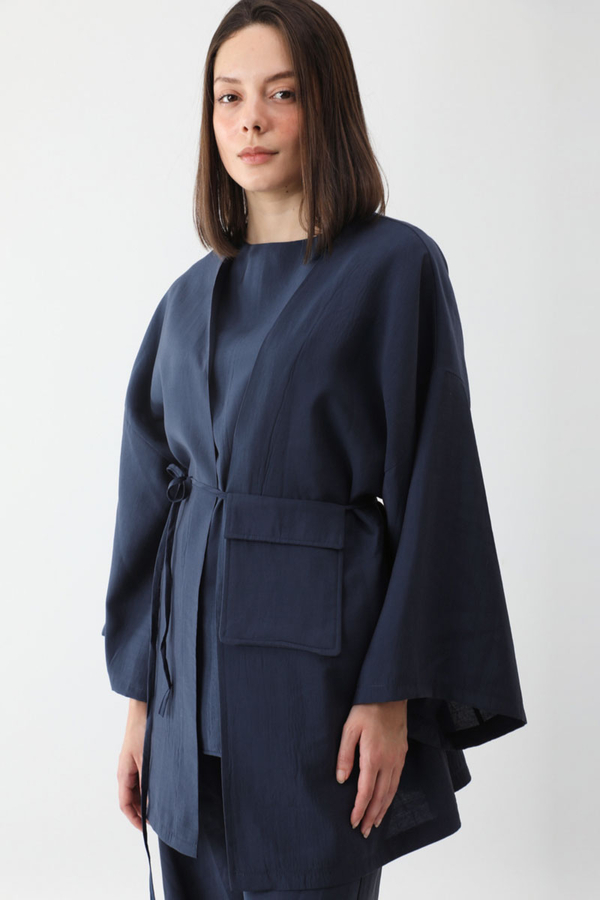 Çantalı Üçlü Takım Lacivert - 10