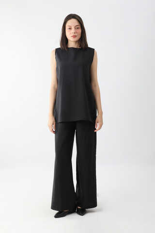 Çantalı Üçlü Takım Siyah - 3